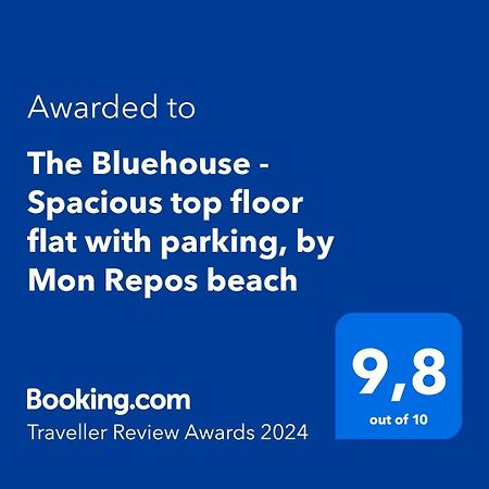 The Bluehouse - Spacious Top Floor Flat With Parking, By Mon Repos Beach Corfu  Buitenkant foto