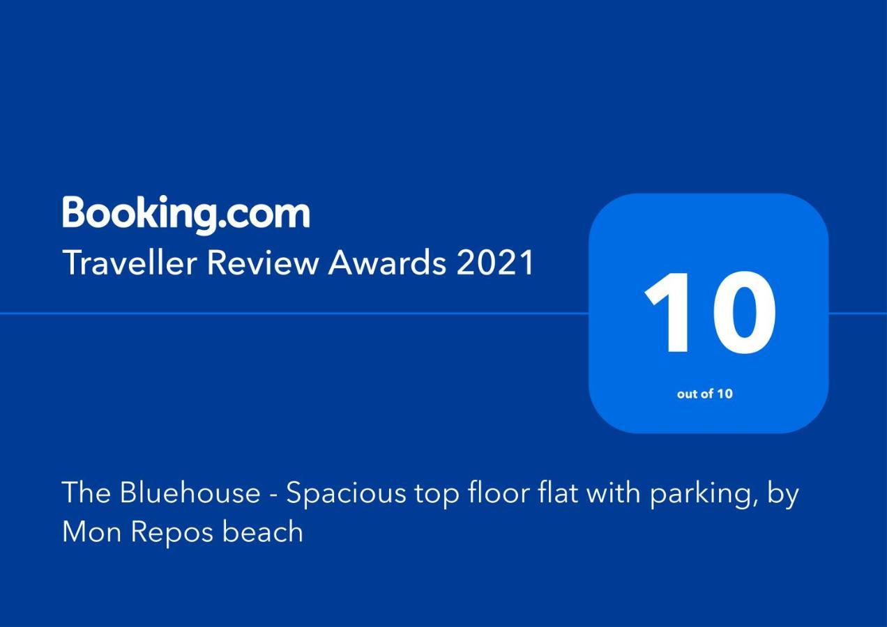 The Bluehouse - Spacious Top Floor Flat With Parking, By Mon Repos Beach Corfu  Buitenkant foto